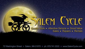 Salem Cycle Business Card - Front